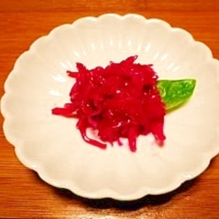 梅酢☆紫キャベツの甘酢漬け